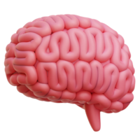 cerebro 3d icono ilustración png