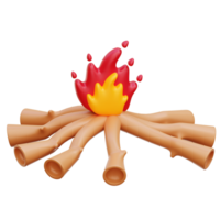 Lagerfeuer 3d Symbol Abbildungen png