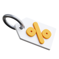 Discount Tag 3d Icon Illustrations png