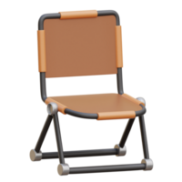 Folding Chair 3d Icon Illustrations png