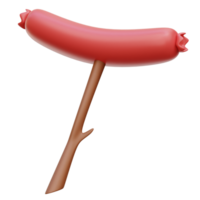 Sausage 3d Icon Illustrations png