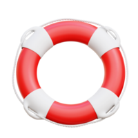 bóia salva-vidas 3d ícone ilustrações png