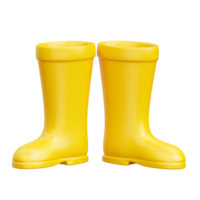 Rain Boots 3d Icon Illustrations png
