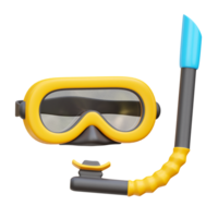 Snorkeling 3d Icon Illustrations png