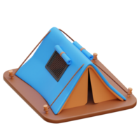 Tent 3d Icon Illustrations png