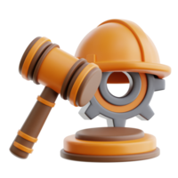 Labor Regulation 3d Icon Illustrations png