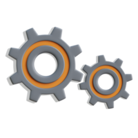 Gear 3d Icon Illustrations png