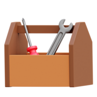 Tool Box 3d Icon Illustrations png
