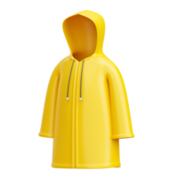 capa de chuva 3d ícone ilustrações png