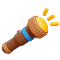 Flashlight 3d Icon Illustrations png