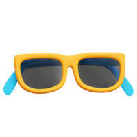 des lunettes de soleil 3d icône des illustrations png