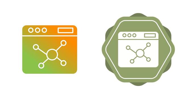 icono de vector de algoritmo