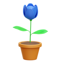 blomma 3d ikon illustrationer png