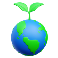 Earth Day 3d Icon Illustrations png