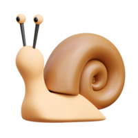 Snail 3d Icon Illustrations png