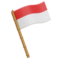 Indonesien Flagge 3d Symbol Abbildungen png