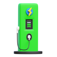 Charging Station 3d Icon Illustrations png