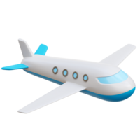 avião 3d ícone ilustrações png