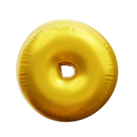 Alphabet O 3d Balloon png