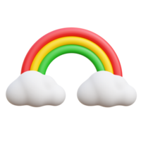 arcobaleno 3d icona illustrazioni png