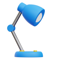 bureau lamp 3d icoon illustratie png