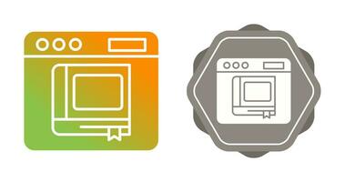 icono de vector de ebook