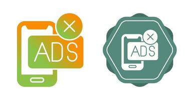 AD Block Vector Icon