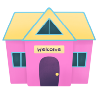 home cartoon clipart png