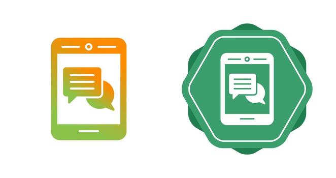 icono de vector de comentario