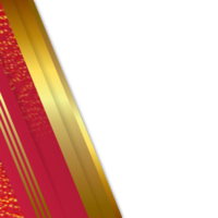 transparente lujo elegante rojo oro frontera marco antecedentes png