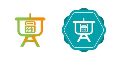 Calculation Presentation Vector Icon
