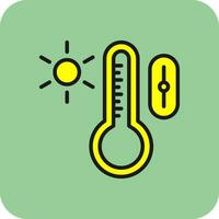 Temperature control Vector Icon Design