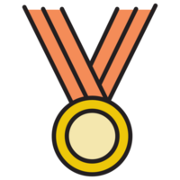 medalla campeón icono png