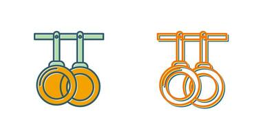 Gym Rings Vector Icon