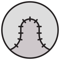 icona della palla da baseball png