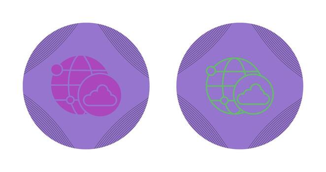 icono de vector de red