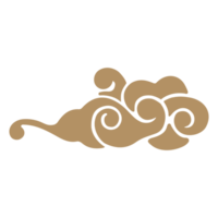 giapponese d'oro nube elemento png