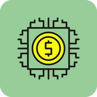 Digital currency Vector Icon Design
