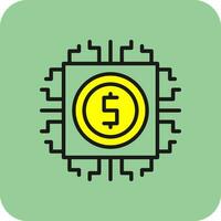 Digital currency Vector Icon Design