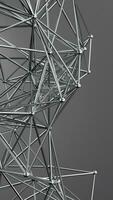 Plexus wired structure metal abstract background photo