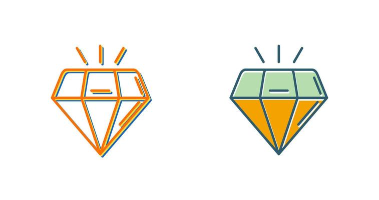 Diamond Vector Icon