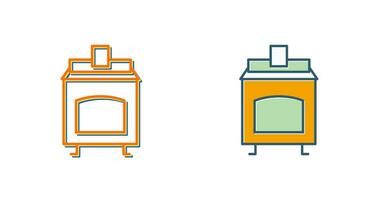 Coal Furnace Vector Icon