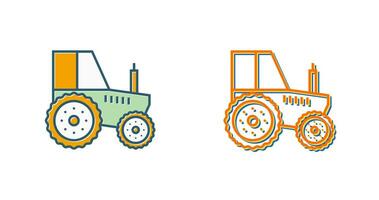 icono de vector de tractor