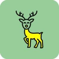 Reindeer Vector Icon Design