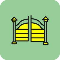 Gate Vector Icon Design