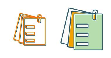 Attached Documents Vector Icon