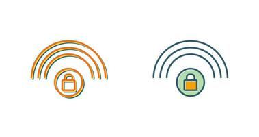 Protected Wifi Vector Icon