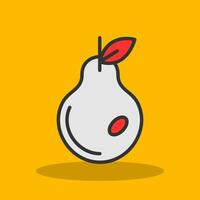 Pear Vector Icon Design