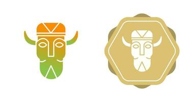 African Mask Vector Icon
