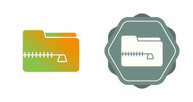 Zip File Vector Icon